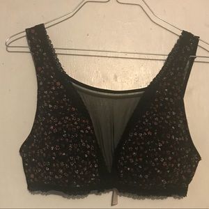 Candies floral mesh bralette